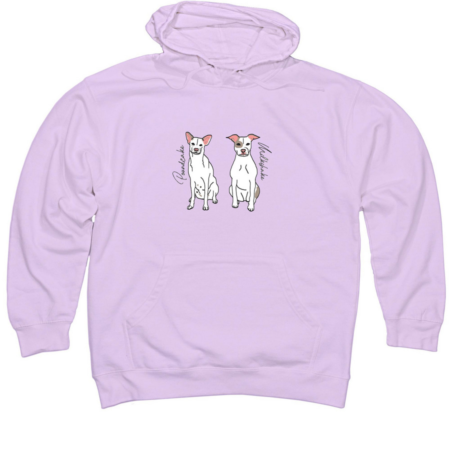 Poundcake & Milkshake&nbsp;, a Lavender Midweight Pullover Hoodie