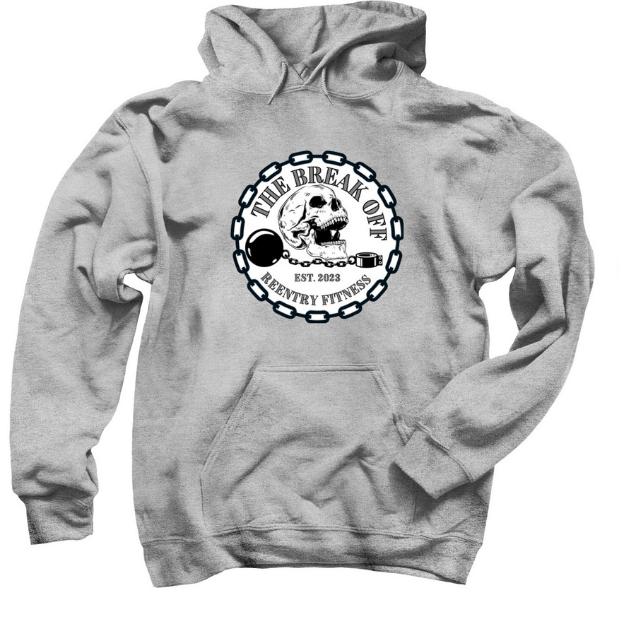 The Break Off Hoodie, a Sport Grey Pullover Hoodie