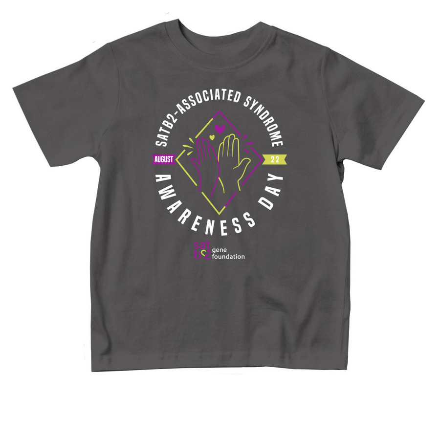 Toddler SATB2 Awareness Day Swag, a Charcoal Toddler Tee