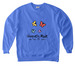 CG Unique Tees, a Flo Blue Comfort Colors Crewneck Sweatshirt