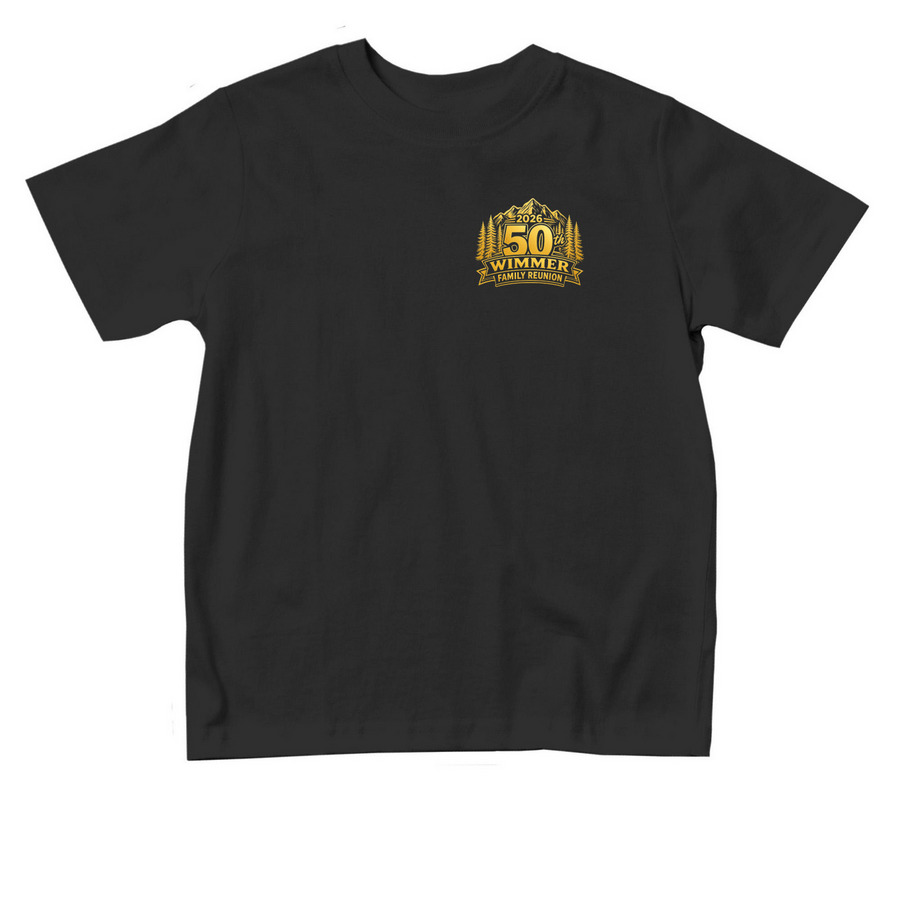 Toddler&nbsp;2 Sided, a Black Toddler Tee