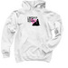 Me + You (light colors), a White Pullover Hoodie