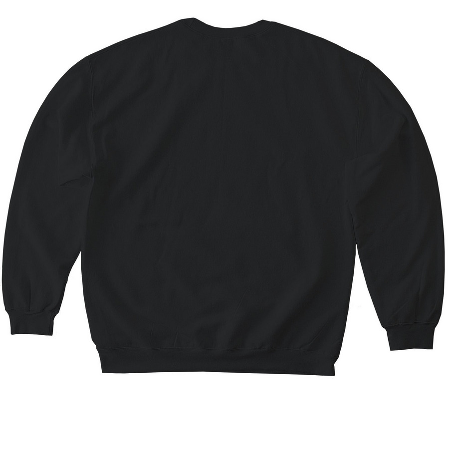 Golden Retriever Social Club Crewneck, a Black Softstyle Crewneck Sweatshirt (back-view)
