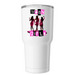 So Fetch Tumbler, a White Insulated Tumbler (back-view)