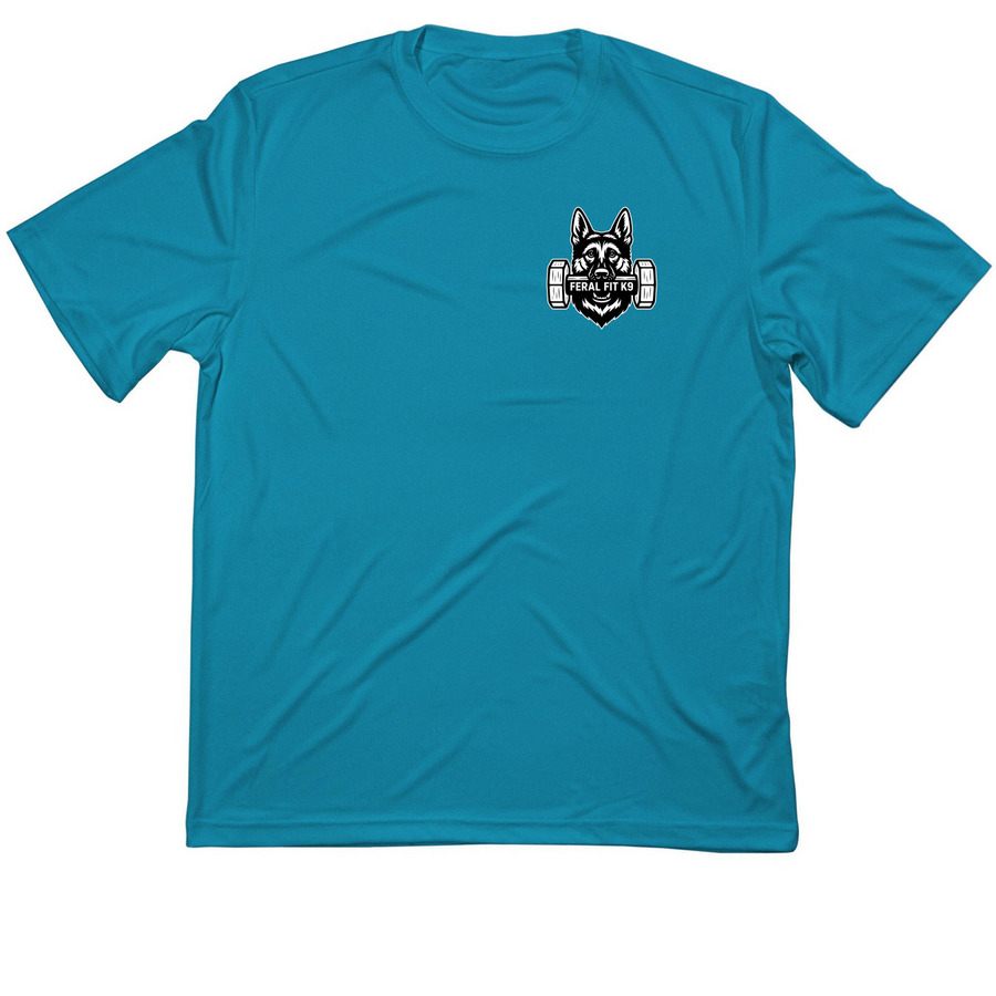 Feral Fit Canines Dock '26 Activewear, a Atomic Blue Classic Performance Tee