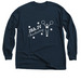 JV Cheerleader Shirt, a Navy Classic Long Sleeve Tee