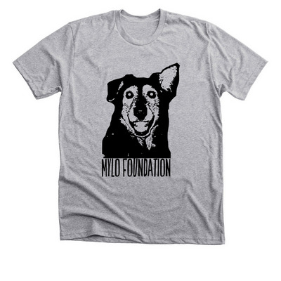 The Mylo Foundation, a Athletic Heather Premium Unisex Tee