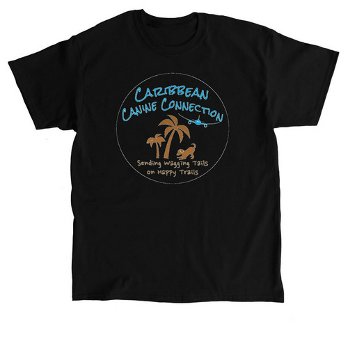 Caribbean Canine Connection&nbsp;, a Black Classic Unisex Tee