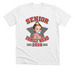 Giana, a Solid White Blend Premium Unisex Tee