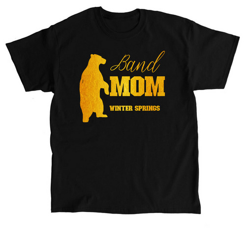 Golden Bear Band Mom T-Shirt&nbsp;, a Black Classic Unisex Tee