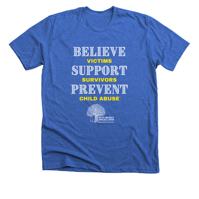 Child Abuse Prevention Month&nbsp;, a Heather True Royal Premium Unisex Tee