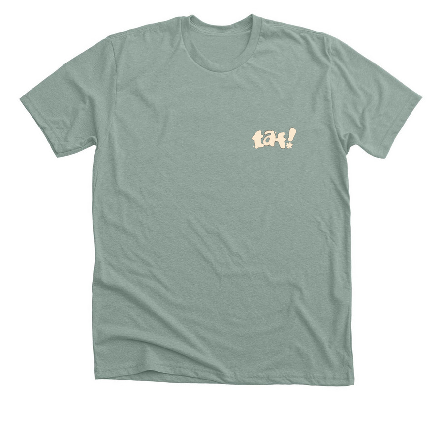 TAF "?"&nbsp;Bear!, a Heather Sage Premium Unisex Tee