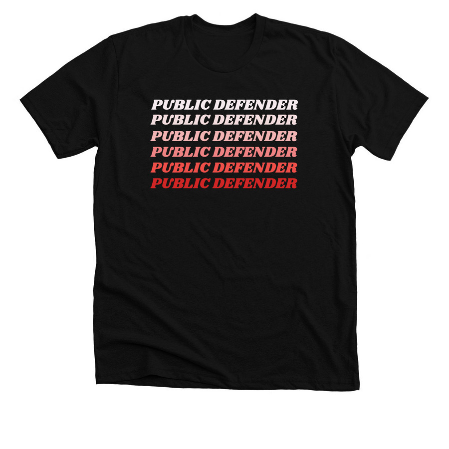 DEFENDERS NEVER FADE, a Solid Black Blend Premium Unisex Tee