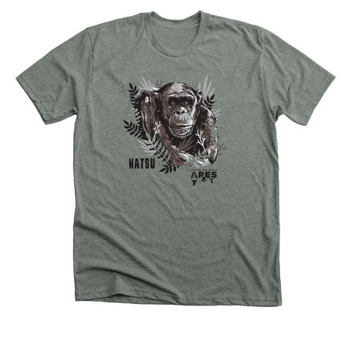 Natsu, a Deep Heather Premium Unisex Tee