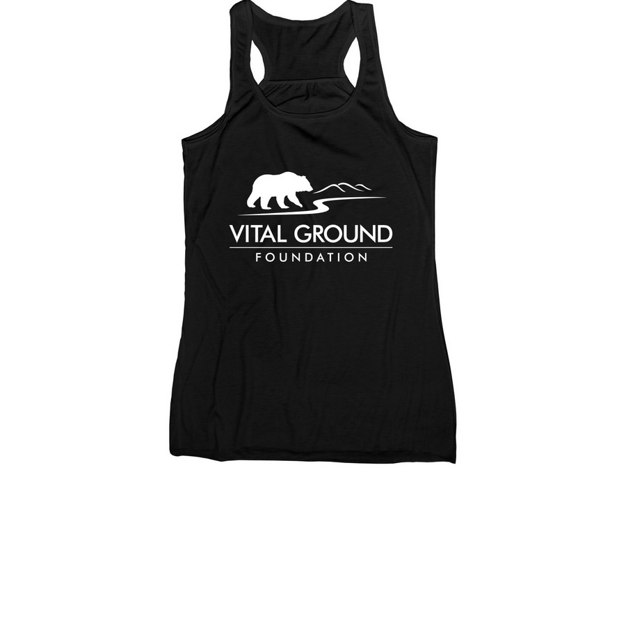 Women's Racerback Tank Top, a Black Women's Racerback