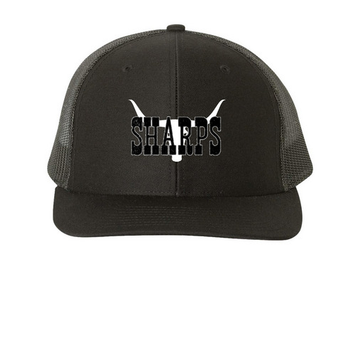 Trucker hats&nbsp;, a Black Printed Snapback Trucker Cap