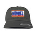 CHOOSE HUGHES Headwear, a Dark Gray Printed Classic Baseball Cap