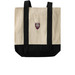 CCA Tote Bags, a Natural/Black