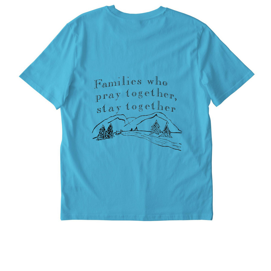 Weikert 2, a Aqua Blue Stanley/Stella Unisex Creator 2.0 Tee (back-view)