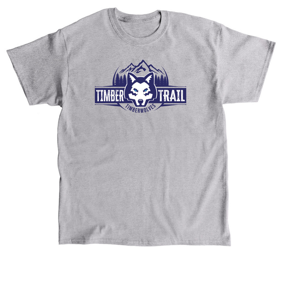 Timber Trail 'Timberwolves Mountain' Shirt, a Sport Grey Classic Unisex Tee