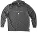 the early worm, a Aluminum Grey Allmade Eco Triblend Hoodie Tee