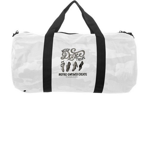 Dance Gear Bags, a White Camo Day Tripper Duffel Bag