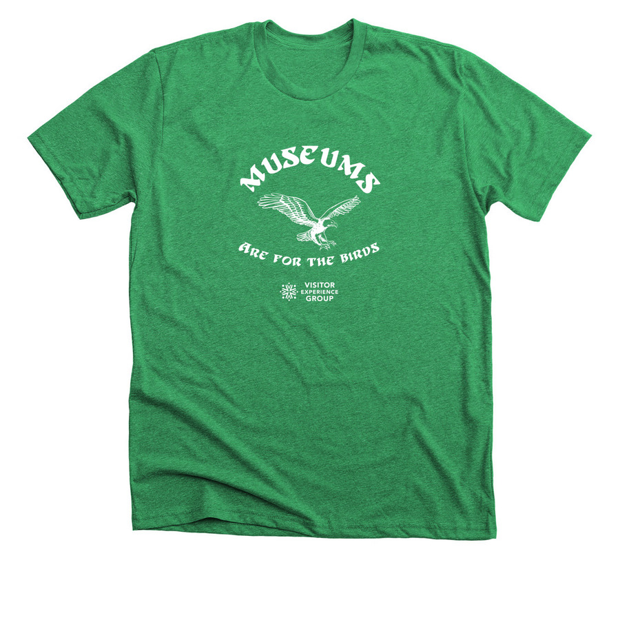 Museums are for the Birds, a Heather Kelly Premium Unisex Tee