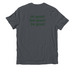 yieldcamp merch, a Terrain Grey Allmade Organic Cotton Unisex Tee (back-view)