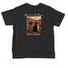 Bonnie + Clyde Toddler, a Black Toddler Tee (back-view)