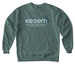 Kesem 25th Anniversary Official T-Shirt, a Blue Spruce Comfort Colors Crewneck Sweatshirt