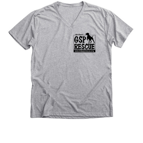 MDGSP Rescue- American Flag- Summer '24, a Athletic Heather Premium V-Neck Tee