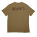 NKAWTG, a Coyote Brown All-American Unisex Tee (back-view)