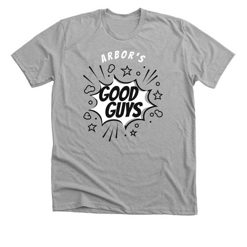 Arbor's Good Guys, a Athletic Heather Premium Unisex Tee