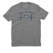THI Charity Gear: Ride For Us 2026, a Aluminum Grey Allmade Eco Triblend Unisex Tee