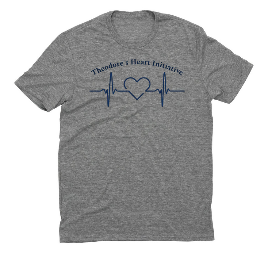THI Charity Gear: Ride For Us 2026, a Aluminum Grey Allmade Eco Triblend Unisex Tee