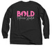&nbsp;Bold Logo Merch&nbsp;, a Black Classic Long Sleeve Tee