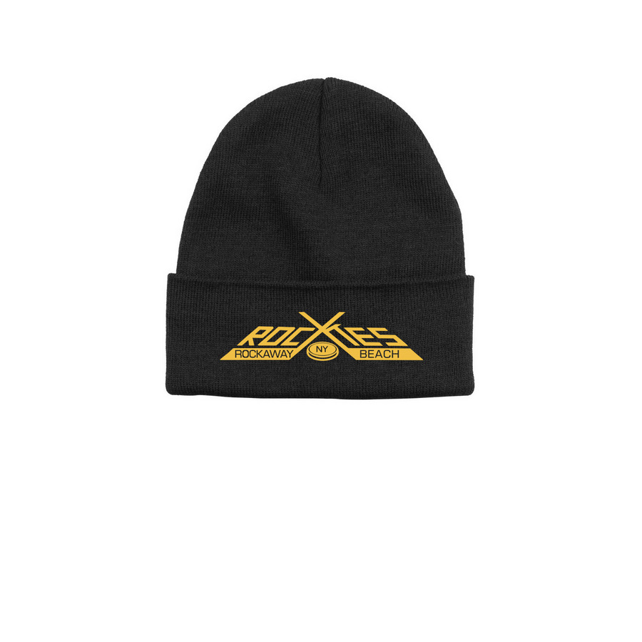 ROCKIES HAT, a Black Printed Base Camp Beanie
