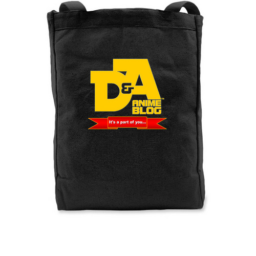 D&A Blog and Studios Medium Tote Bag, a Black Recycled Cotton Tote Bag
