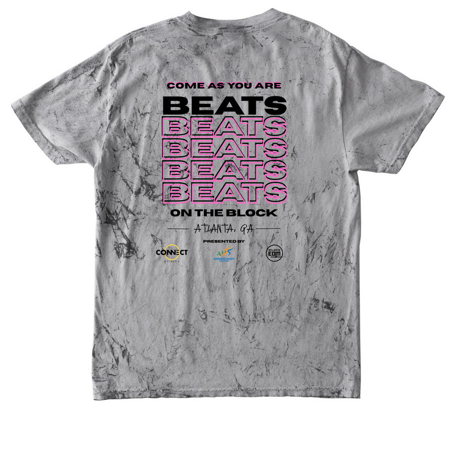 BOTB 2026 Colorblast Tee, a Smoke Comfort Colors Colorblast Tee (back-view)