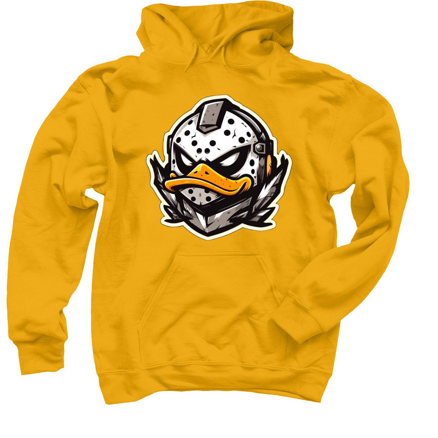 Rius, a Gold Pullover Hoodie