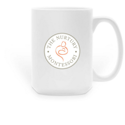 The Nurtury Montessori, a White Large Coffee Mug