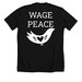 The Original, a Solid Black Blend Premium Unisex Tee (back-view)