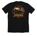 Joker's Halloween, a Solid Black Blend Premium Unisex Tee (back-view)