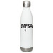 MFSA Water Bottle, a White Stainless Steel Water Bottle