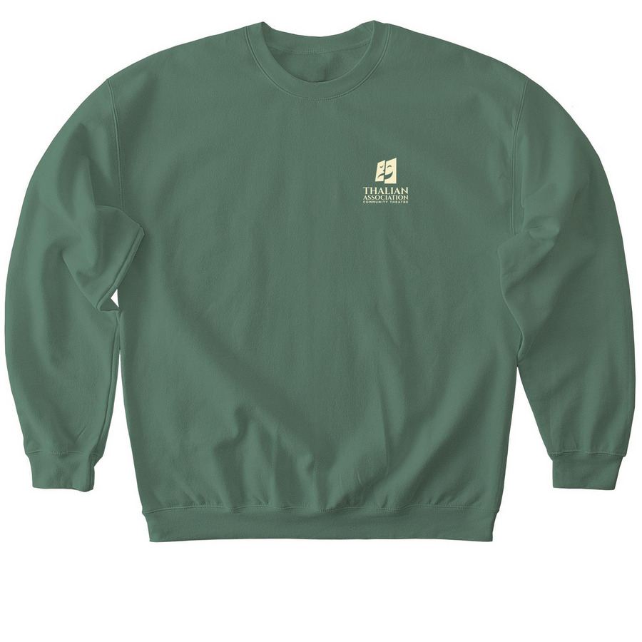 Little Women 2026, a Military Green Softstyle Crewneck Sweatshirt