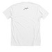 Summer Rain tee, a Solid White Blend Premium Unisex Tee (back-view)