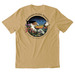 Friend of KPP T-Shirt, a Golden Wheat Allmade Organic Cotton Mineral Dye Tee (back-view)