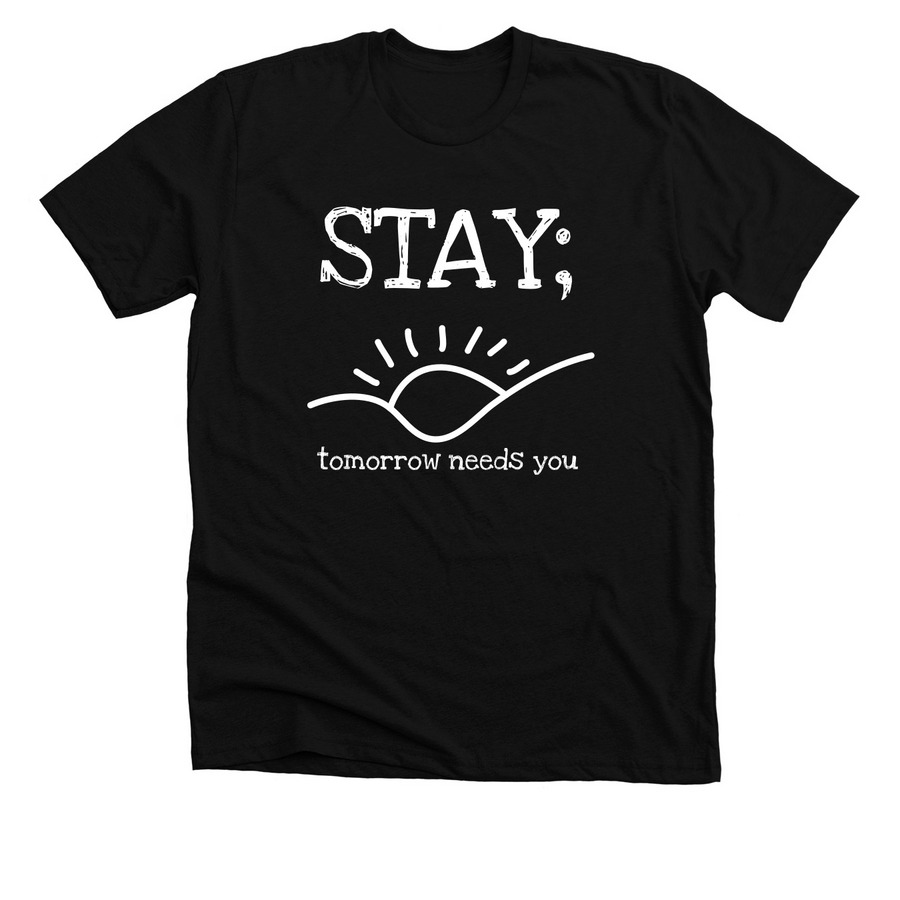 Out of the Darkness Walk 2026, a Solid Black Blend Premium Unisex Tee