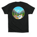Pride 2026, a Vintage Black Premium Cotton Tee (back-view)