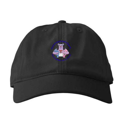 We got hats!, a Black Printed Eco Baseball Cap